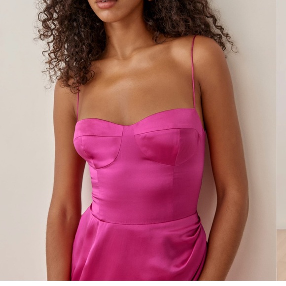 Reformation Marguerite Silk Dress - Picture 5 of 11